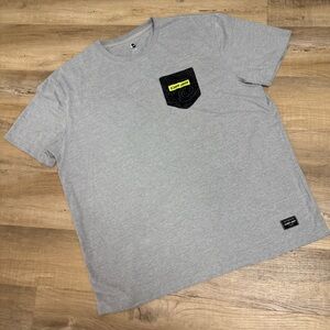 Gray Can-am T-shirt with front pocket